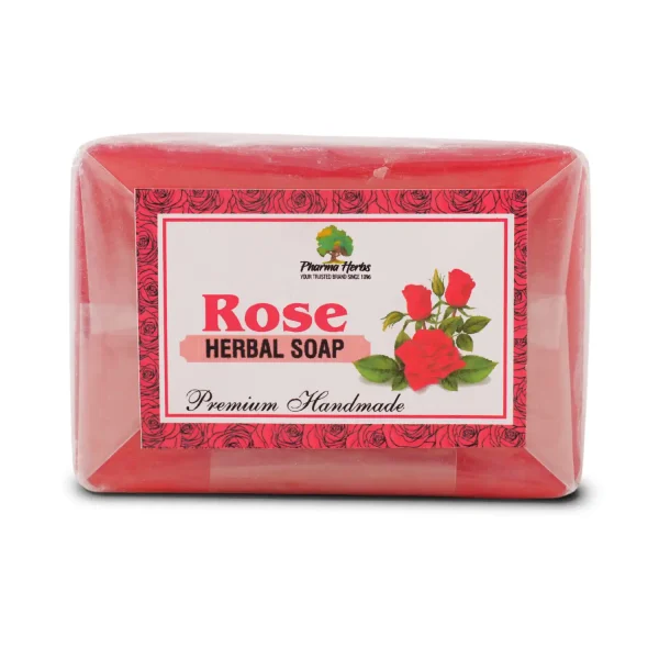 Rose Herbal Soap 125 gm (Pack of 6)