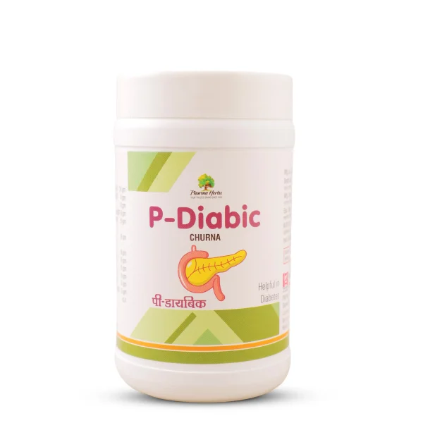 P-Diabic Churna 100 gm. (Pack of 1 Bottle)
