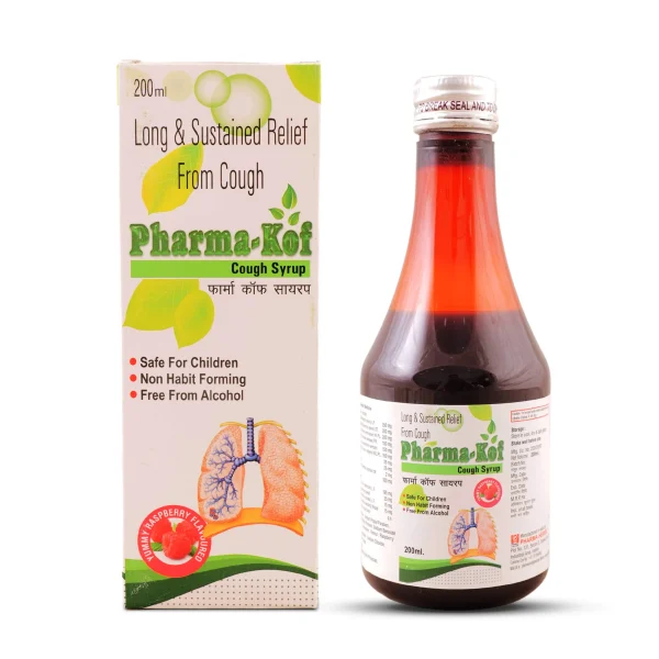Pharma Kof Syrup 200 ml. (Pack of 2 Bottle)