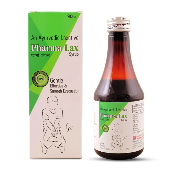 Pharma Lax Syrup 200 ml. (Pack of 2 Bottles)