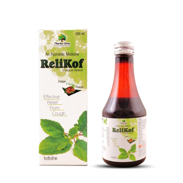 Relikof Syrup 200 ml. (Pack of 2 Bottles)