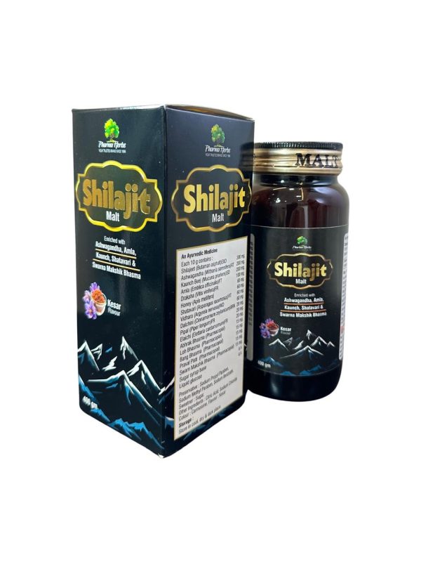 Shilajit Malt 400 gm (Pack of 1 Bottle)