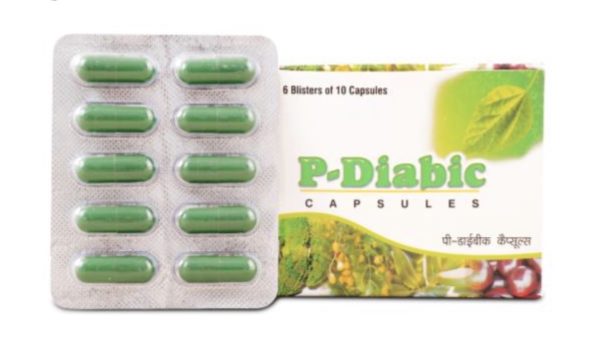 P-Diabic Capsule 6X10 Cap. (Pack of 1 Box)