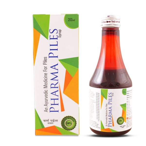 Pharma Piles Syrup 200 ml. (Pack of 2 Bottle)